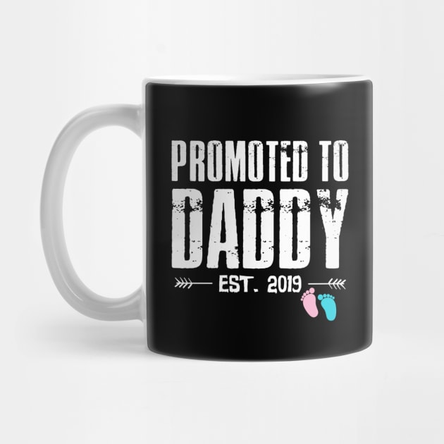 First Time Daddy New Dad Est 2019 Funny Father's Day Gifts by uglygiftideas